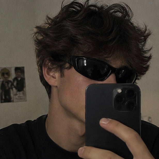 THE CIRCUIT SUNGLASSES — BLACK